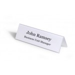DURABLE 8052 19 RIGID PVC TABLE PLACE NAME HOLDERS